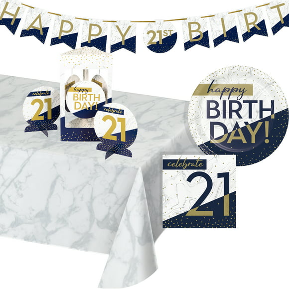 add name 21st birthday bunting and Happy 21st Birthday ... 